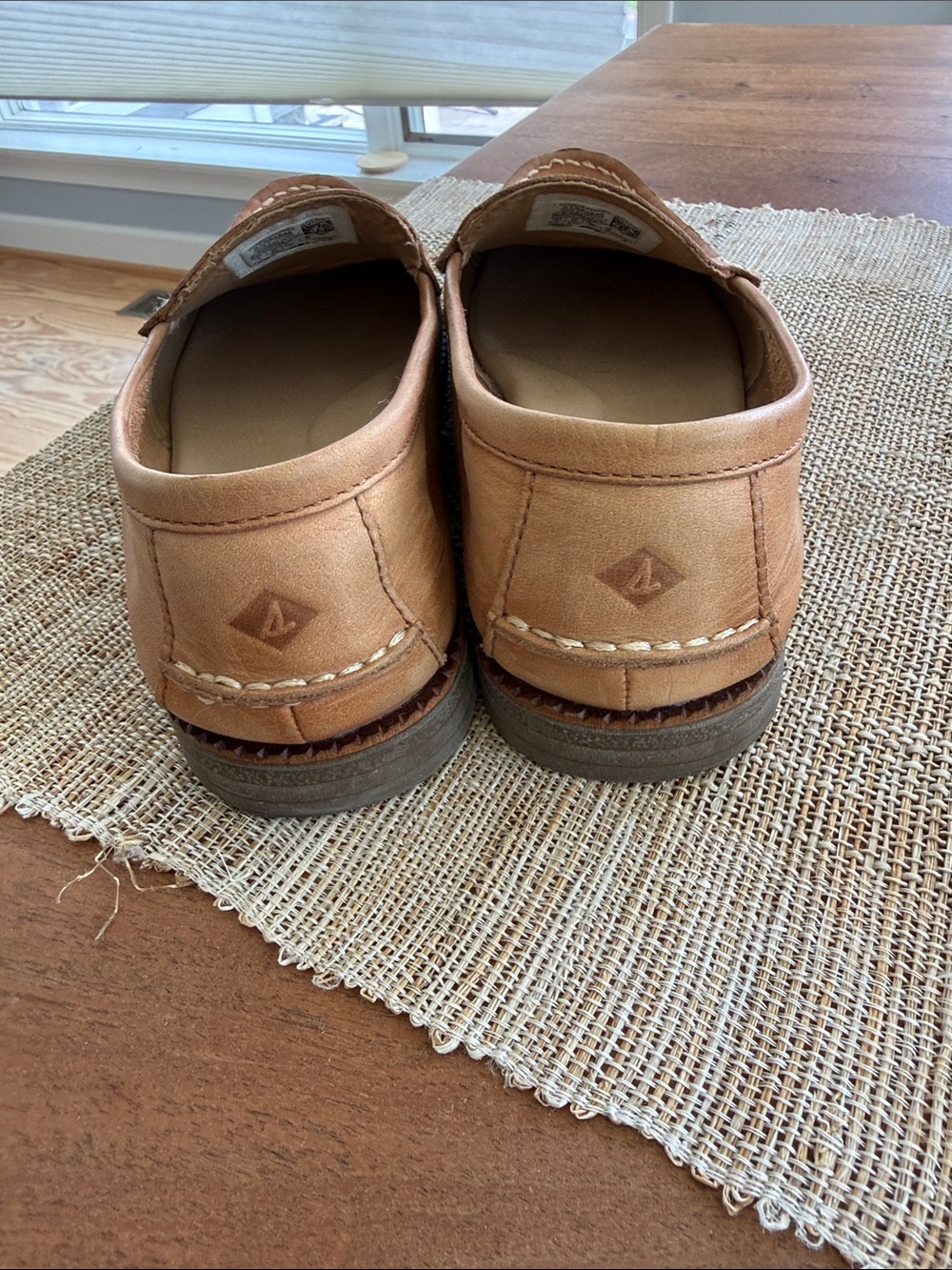 Sperry Women’s Cognac Leather Penny Loafers - Picture 3 of 6